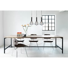 Band Iron 3-Light Linear Pendant Light